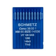 Schmetz Canu 38:00 UY 128 GAS TVx3 Industrial coverstitch needles size 90/14